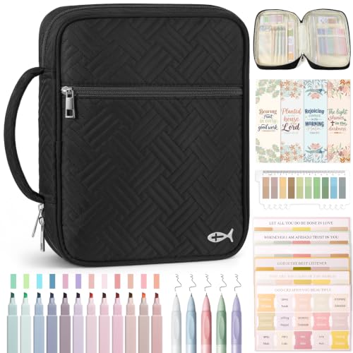 XKDOUS Bible Cover Case for Women, Large Bible Cover with