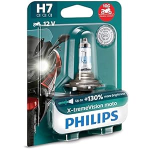 Philips 12972XV+BW X-tremeVision Moto +130% H7 ampoule de phare de moto, 1 pièce