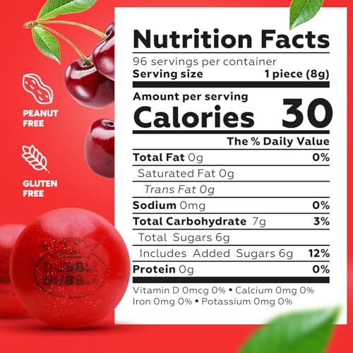 Red Gumballs for Gumball Machine Refill - 1 Inch Cherry Gumballs - 1.7 LB | Double Bubble 1 inch Gumballs Chewing Cherry Gum Red Gumballs for Kids - Bulk Zip Pouch Bag - image 7