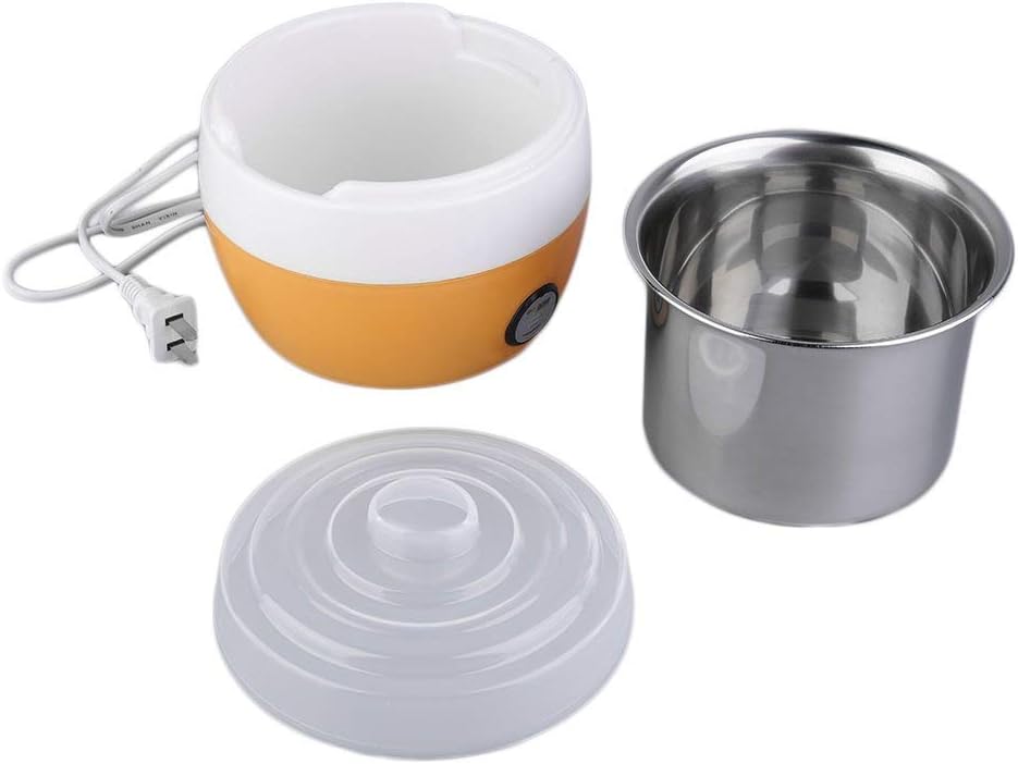 BlakeSha Stainless Steel Automatic Yogurt Maker DIY Delicious Yoghurt Container Orange