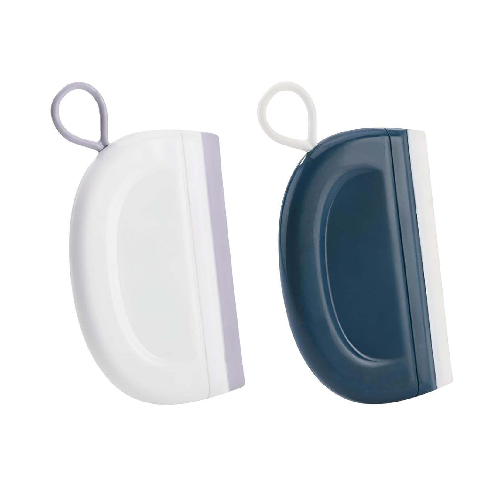 GIONAR2Pcs Mini Glass Squeegee, Creative Small Silicon Squeegee with Plastic Hooks, Multi-Purpose Shower Squeegee for Bathroom Kitchen Window, Glass, Shower Door, Car