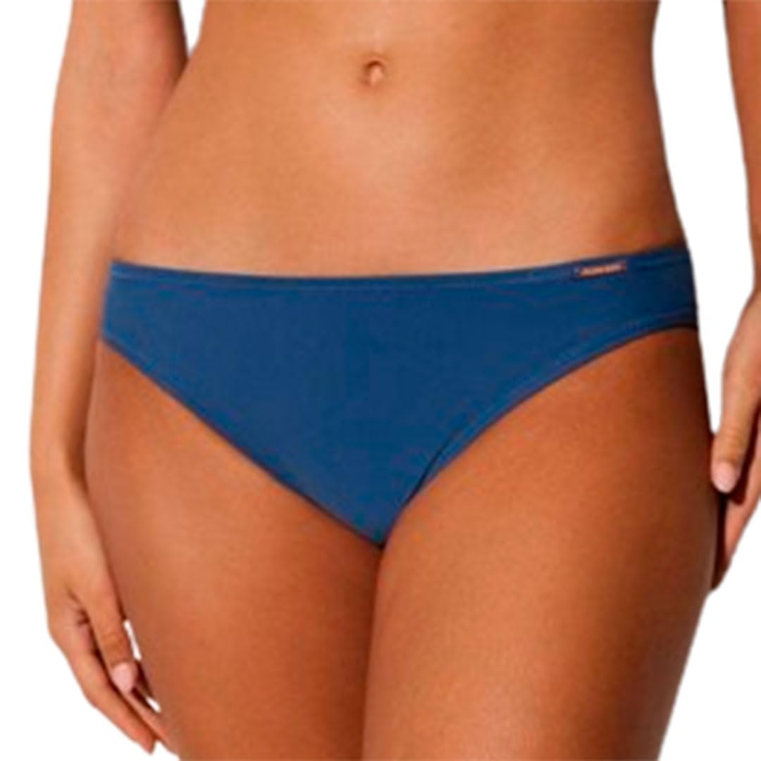 YSABEL MORA Braga Bikini Estilo Mini con Estampado Liso Azul