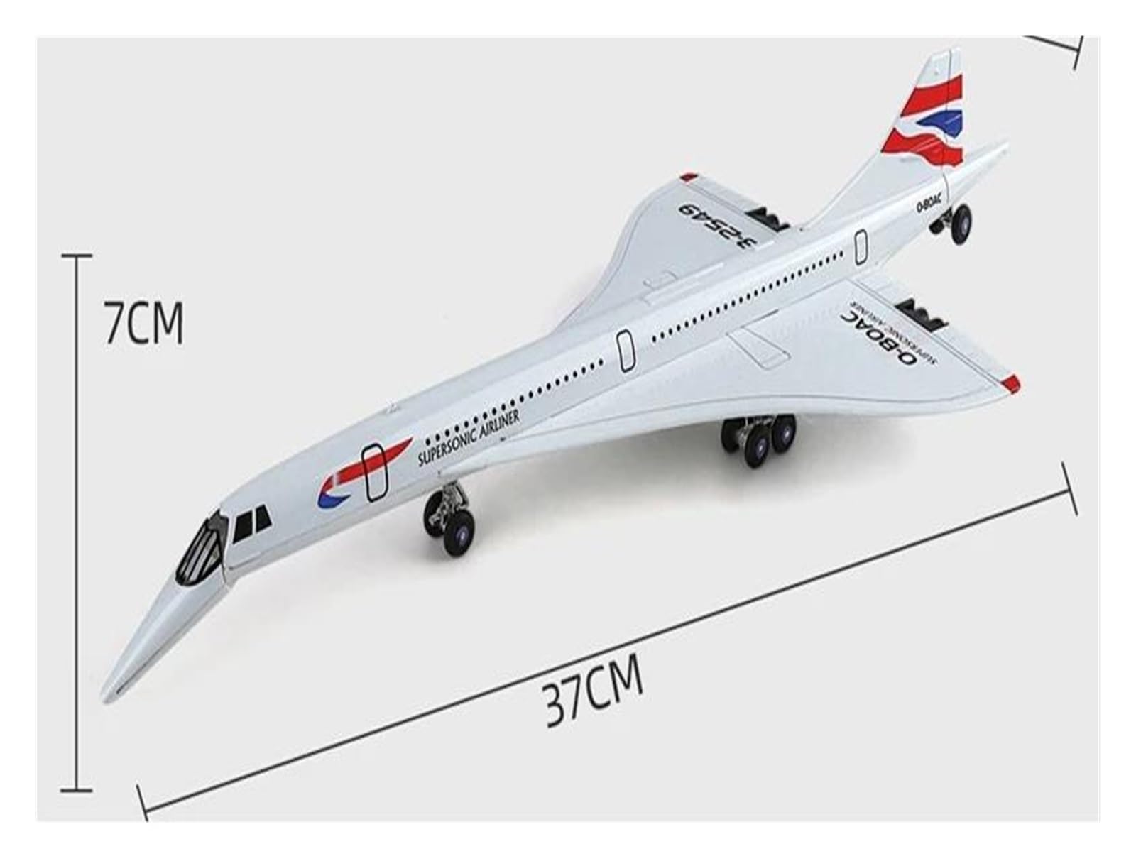 コンコルド記念品 Amazon.co.jp: コンコルド 1:125 スケール 19.7 インチ 模擬完成品