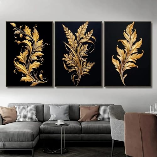 Affiche blé toile 40x60cm décoration murale salon pour illuminer une pièce sombre sans cadre