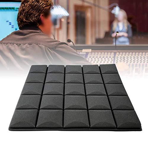wxq Autoadhesivo Espuma Acústica, Espuma De Insonorización Resistente A Las Llamas Tratamiento De Absorción De Sonido Azulejos De La Pared Cover