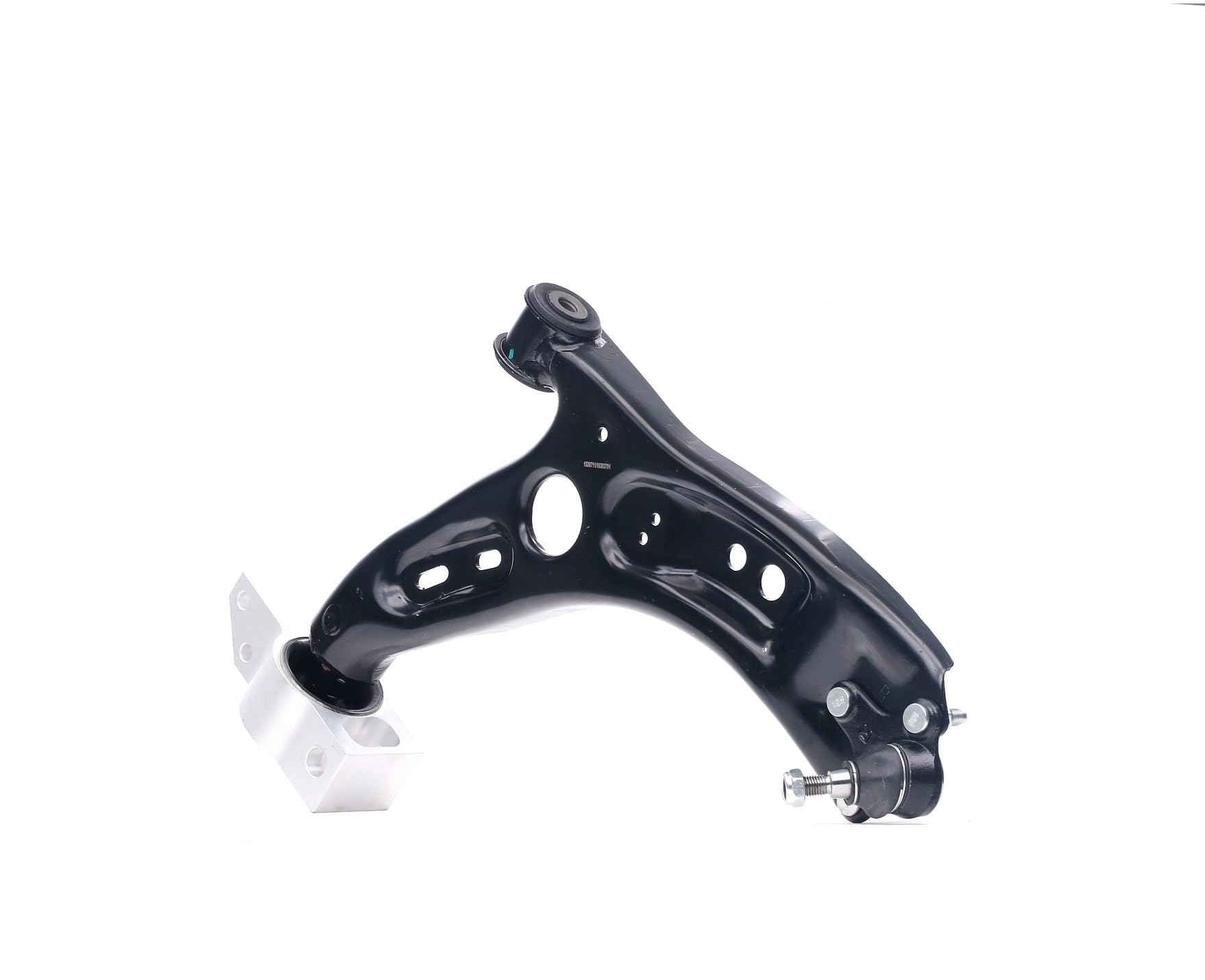 RIDEX 273C1870 Barra oscilante de suspensión de ruedas Derecha Delantero con soporte con rótula de suspensión/carga con apoyo de caucho con tuerca Compatible con VW Golf 6 5K1