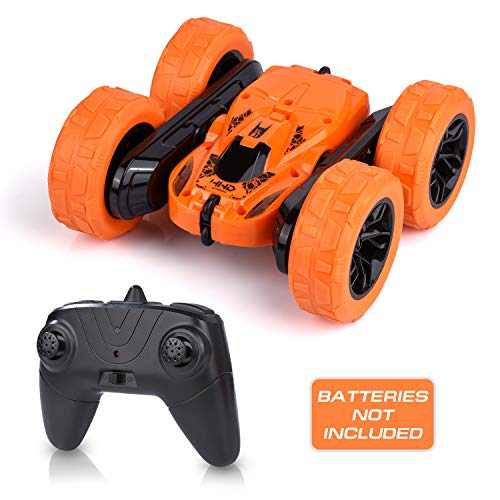Remote Control Car - RC Stunt Car Toy and Monster Truck - 360 Degree Flip - Double Sided Race Car – 2.4 GHz RC 4WD Buggy – 12 km/hr Speed with 80 m Control Distance - (Improved) - Thumbnail 7