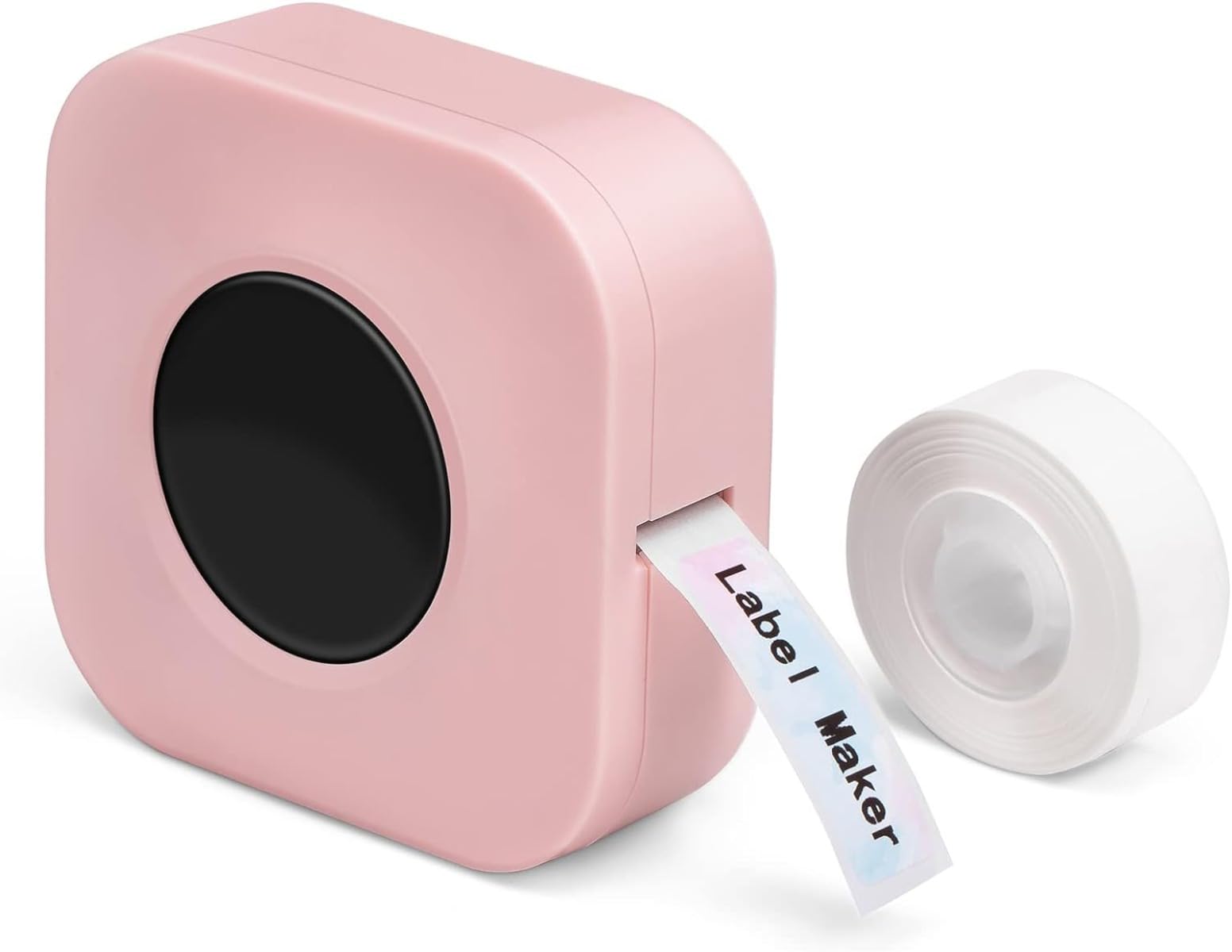 Termiczna drukarka etykiet Bluetooth do kompatybilności ze smartfonami, obsługuje emotikony, kody kreskowe i import Excel do etykiet DIY i notebooków