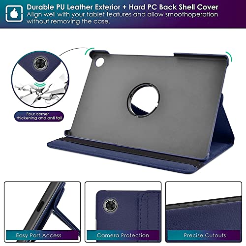 Image of Flip Cover for Realme Pad 10.4 inch Tablet 360 Degree Rotating Stand Case Cover (Blue)