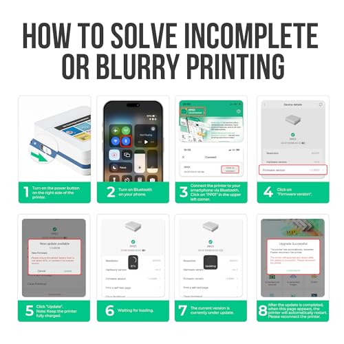 Nelko Photo Printer, PP01 Color Mini Portable Printer, Instant Smartphone Inkjet Printer, Sticky-Back Rechargeable Portable Picture Printer for iOS & Android, for Christmas Family, White - Image 9