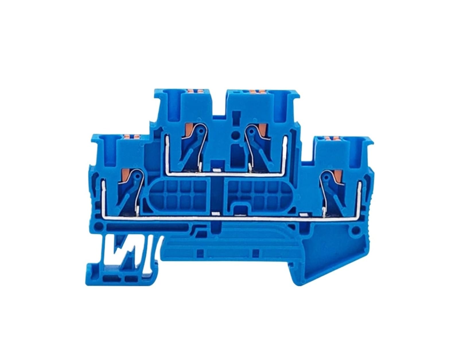 Morsettiera push-in a doppio livello da 10 pezzi 2.5 Connettore for cavo elettrico a 2 strati da 2,5 mm
