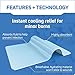 Care Science Hydrogel Sterile Burn Dressing Bandage Pads for Burn Relief, 4 ct | Instant Cooling Relief for Minor Burns & Wounds