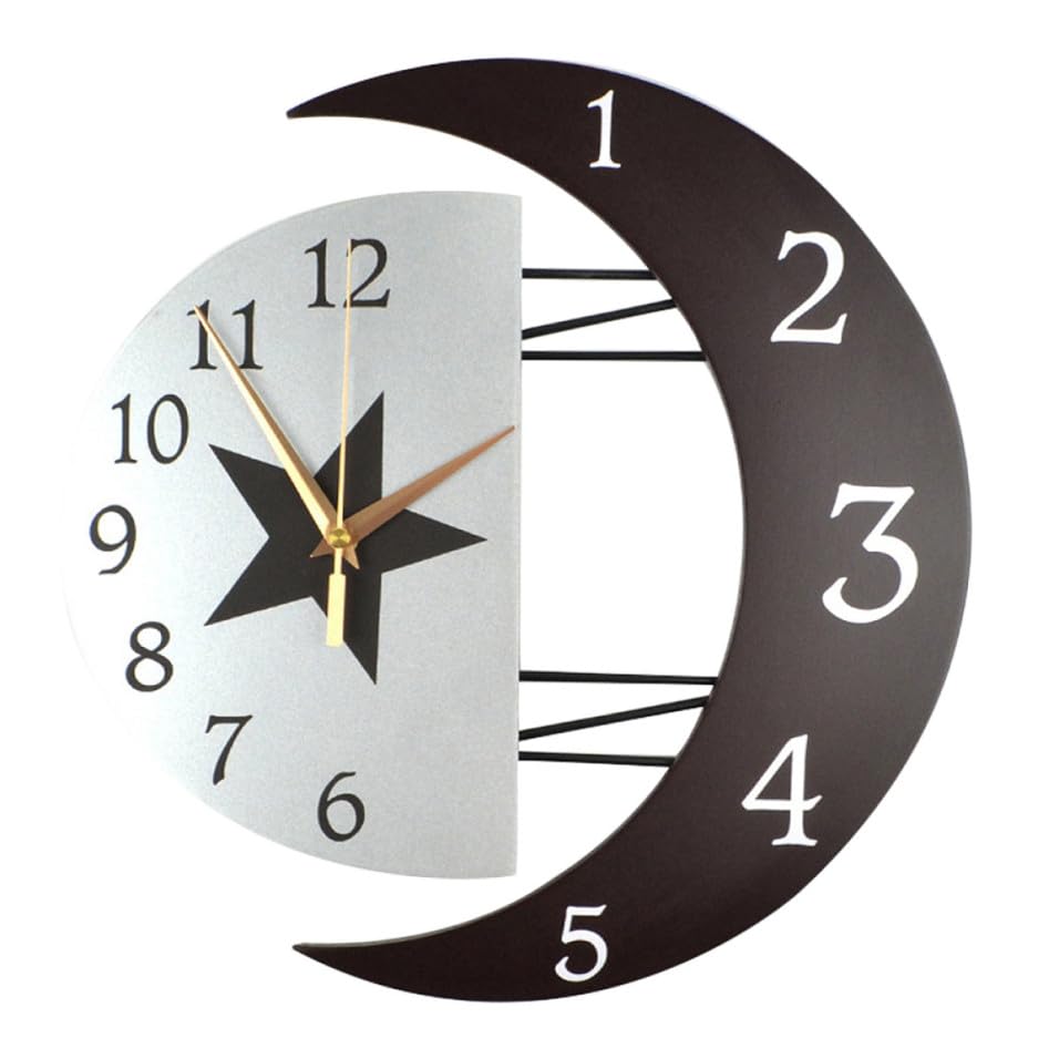 Horloge murale decorative au design créatif pour sublimer le salon