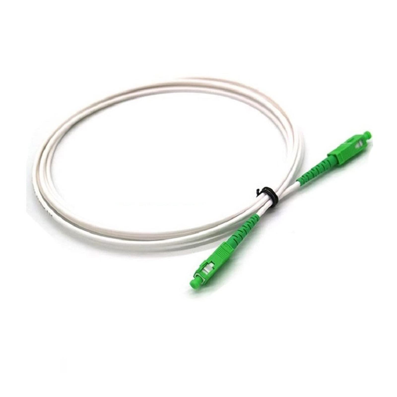 50pcs 3.0mm câble à fibres optiques cordon de raccordement Sc câble de raccordement SM Simplex monomode câble de raccordement à fibres optiques neigeux(G652D 1.5m50pcs)