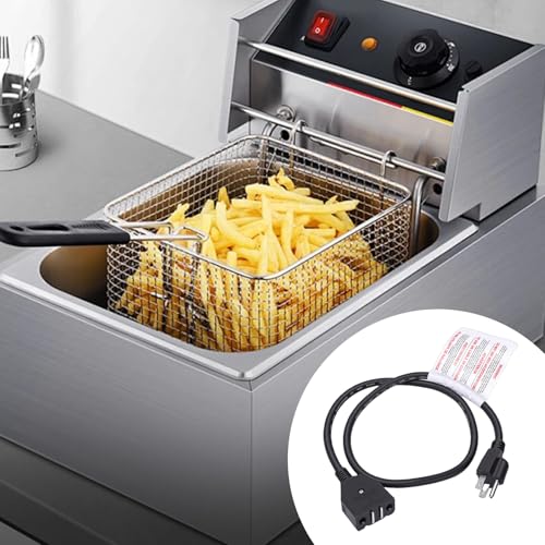Cable Magnético de Alimentación Vikye para Freidora Eléctrica 8L y 10L, Repuesto Compatible con MB 20012420 MB 20010326, Adaptador de Enchufe Magnético (Cable con Accesorios) miniatura 6