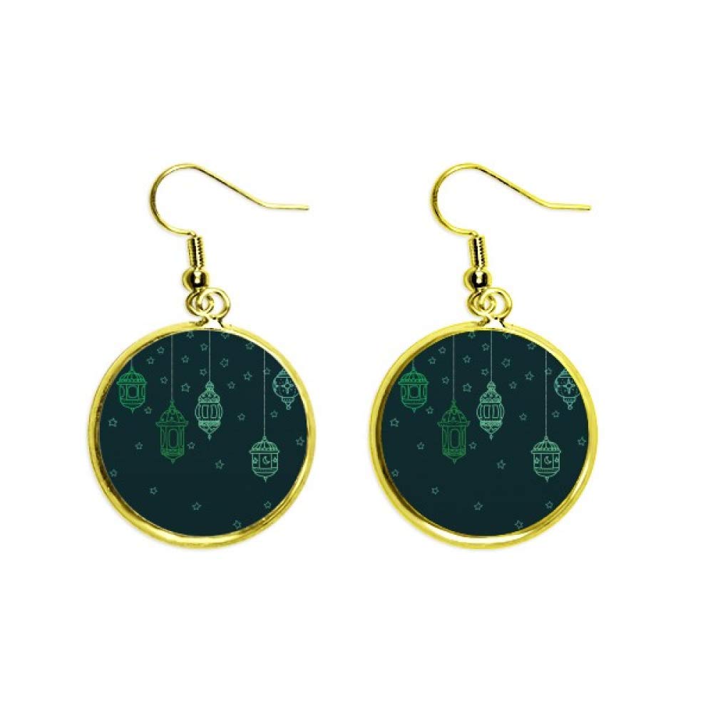 Jewelry mujer golden drop con diseño de linterna pulida de alta simetría 2