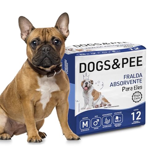 DOG’S CARE Dogs&Pee Fralda Descartável Para Cães Machos - Fralda ...