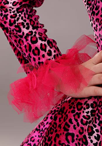 Disfraz de Leopardo Rosa para Niñas con Vestido y Accesorios miniatura 6