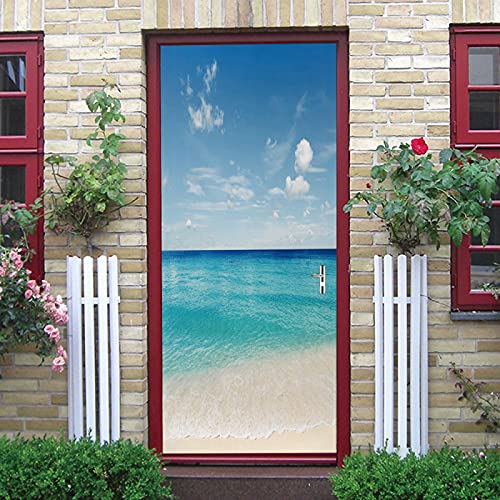 LUOWAN Adesivi per Porte Stereo 3D Adesivi Murali