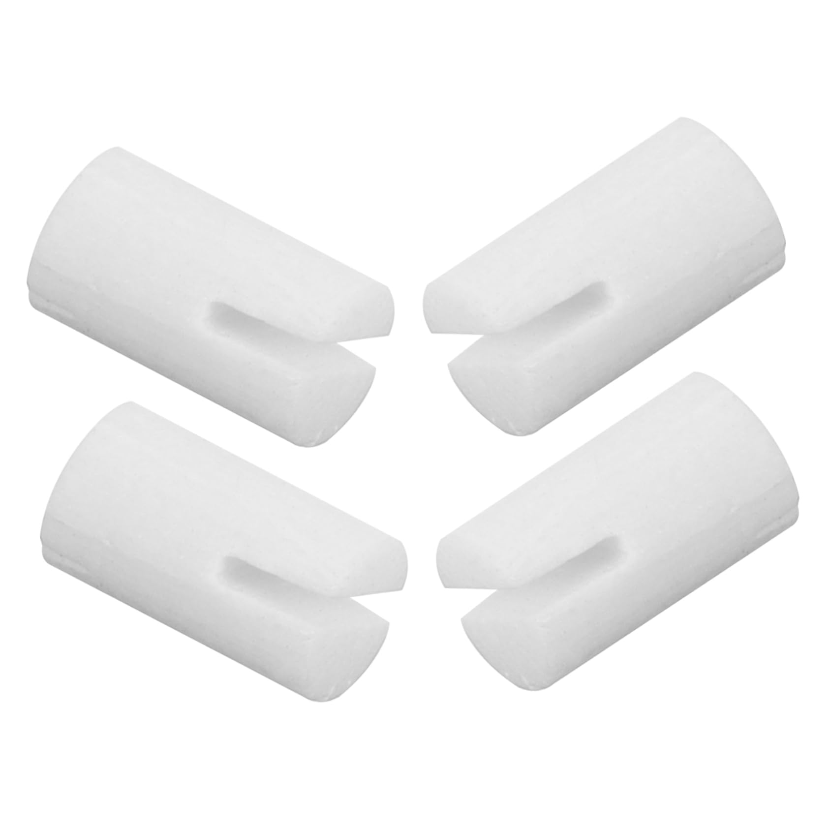 NULYLU Banjo Bone Nuts 4pcs Ox Bone Material Banjo 5th String Nut Essential Accessories