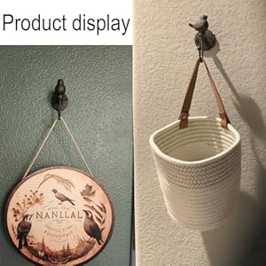 Ctw home collection cast iron hooks 520013 songbird wall hook brownish black 1  urban country home decor