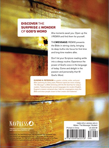 The Message Remix: The Bible in Contemporary