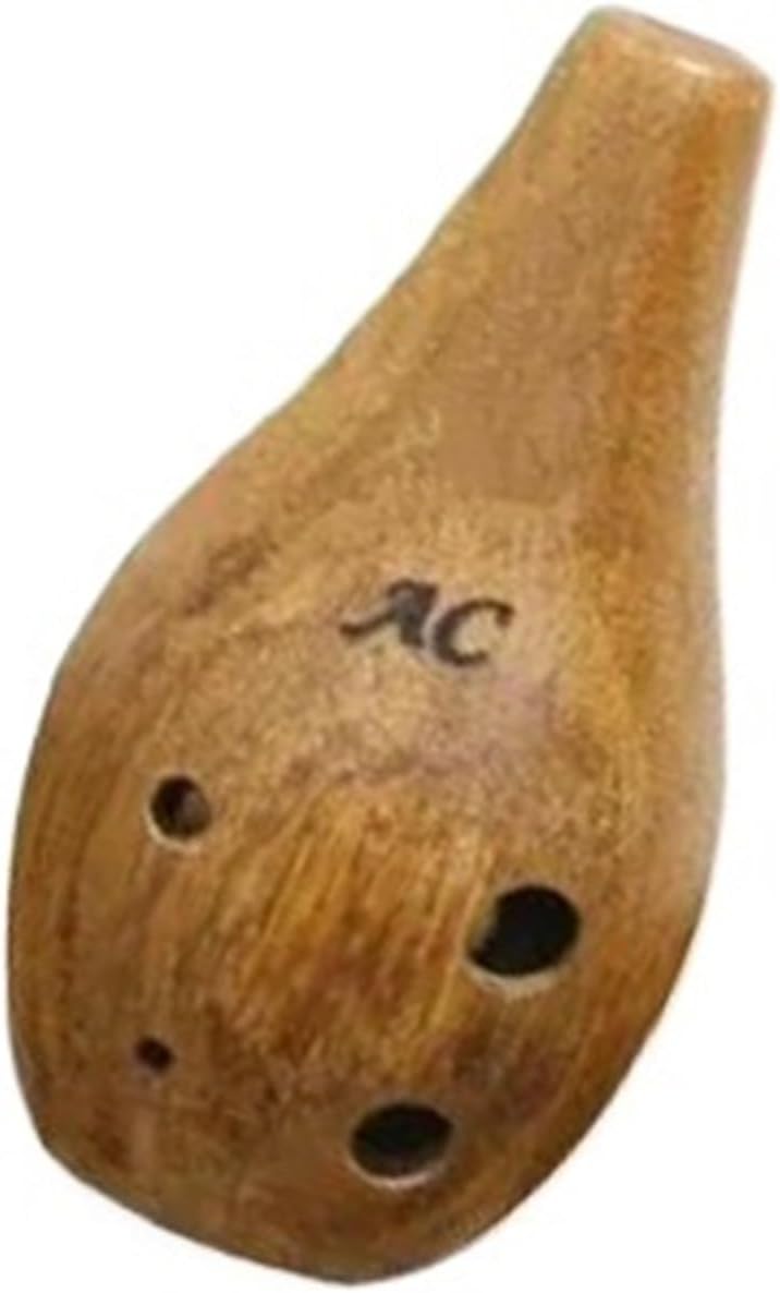 木製オカリナ 12穴楽器 プロフェッショナルパフォーマンス アクセサリー付き 木製のオカリナ楽器(Six hole)