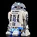 QLJBFU Kit luci a LED per (R2-D2) - RC con Set di luci sonore Compatibile con Il Modello Legos 75308 Building Blocks (Nota: Il Modello Non è Incluso) (Versione Classica)