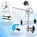 Abimars 14ft Pool Solar Cover Reel with Ball Bearings, 304 Stainless Steel Pool Solar Blanket Reel for Inground Pools, Stainless Steel Tube Prevents Sagging, No Plastic Parts