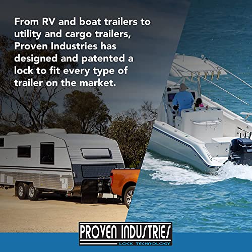 Proven Industries Model 2516 Trailer Lock, Fits 2 5/16-Inch Couplers, Secures Safety Chains, Made In The Usa, (Blue) #TOP7