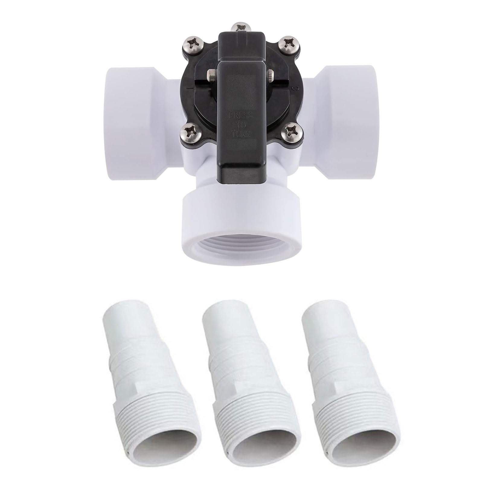 Valvole divisorie per Tubi per Piscina Adatto per Pompe | Raccordi per tubi multifunzionali del filtraggio della piscina, installazione semplice, collegamento del