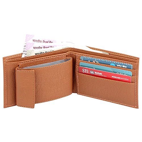 Image of Amicraft PU Leather Tan Waller for Men