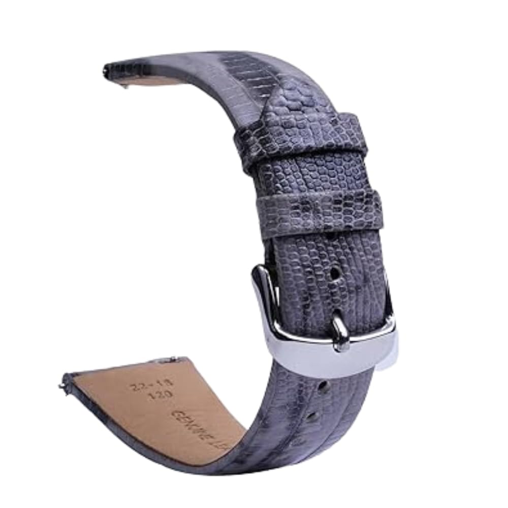Bharat Origins Quick Release Watch Band 22mm 20mm 18mm, GREY Leather Watch Bands for Samsung Galaxy Watch 5/4/3 | Huawei Watch | Fossil Watch | Amazfit Watch | Oneplus Watch | Pebble Watch | Seiko Watch | Casio Watch | Citizen Watch | Emporio Armani  (B0D2L91L9B) Amazon Price History, Amazon Price Tracker