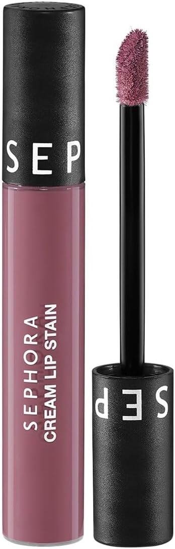 Sephora Cream Lip Stain – Bulaşmayan Kadife Bitişli Ruj - Mat Likit Ruj, 06 Pink Soufflé