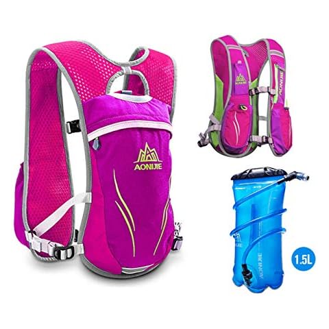 Win.Deeper Ultraleicht 5,5 L Fahrradrucksack Laufweste Trinkrucksack Hydration Pack Cover