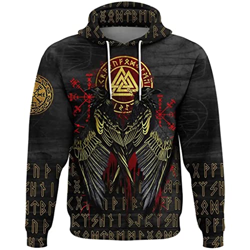 Sweat Viking homme motif tatouages celtiques : fini les vestes basiques et sans style