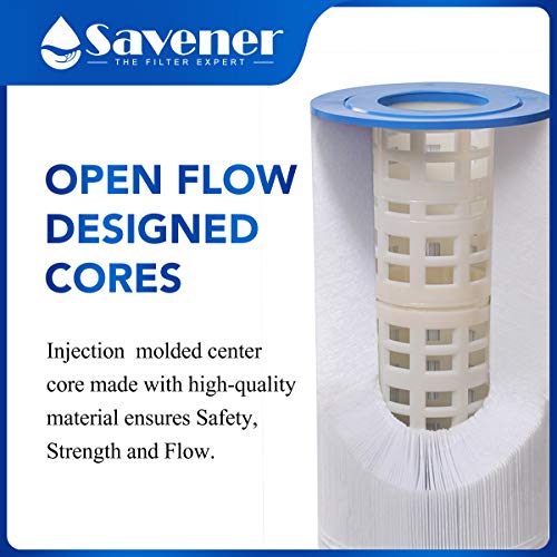 Savener Pcc80-Pak4 Replacement Pool Filter Cartridge Replaces For Pcc80 Darlly 70804 Unicel C-7470 80Sq.ft Ccp320 Pcc80 Filbur Fc-1976 Clean And Clear Plus 320 817-0081 178580 4 Pack #TOP5