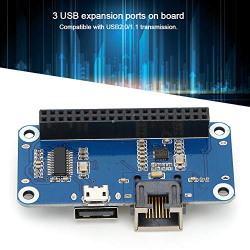 USB to Ethernet RJ45 Network Port Expansion Module Hub Splitter Board, 3 USB Ports Compatible with USB2.0/1.1(expanding board) - Image 3