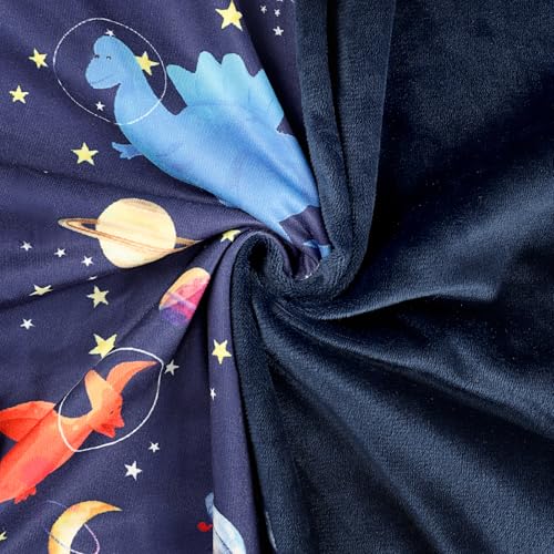 Image of GFU Newborn Lounger Cover Replacement, Soft Baby Lounger Cover 1 Pack, Breathable Infant Removable Slipcover for Boys Girls, Blue Dinosaur Pattern