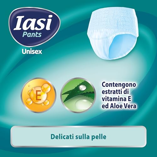 IASI Pants UNISEX Alta Protezione, 10 Mutande Assorbenti monouso, Assorbenza EXTRA, Taglia XL, 10 Unità - 5