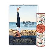 Yoga Poster Series - Top 362 Best Yoga Poses Calendar - Relieve Stress, Increase Flexibility, Gain Strength | Yoga Postures & Exercises | 14 Pages Spiral Yoga Calendar, Size: 15'x20'