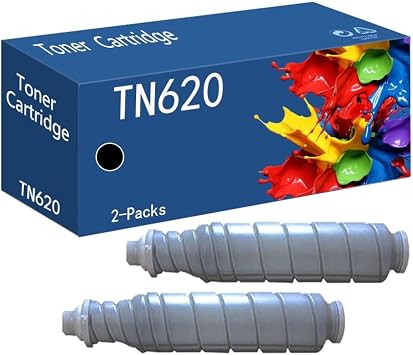TN620 Toner Cartridges Compatible for Konica Minolta AccurioPrint C3070L C4065 bizhub Pro C1060L Replacement for A3VX131 A3VX431 A3VX331 Printer Black Color High Yield 60000 PagesColorBlack 2 Pack
