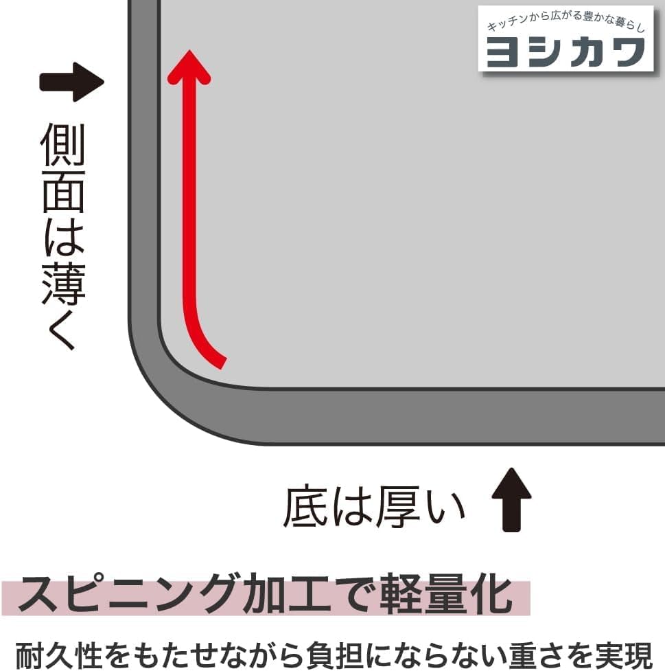 シーズ・クッキング ソースポット 22cm 両手鍋 IH・直火対応 シンプル 日本製 燕三条 YJ3740