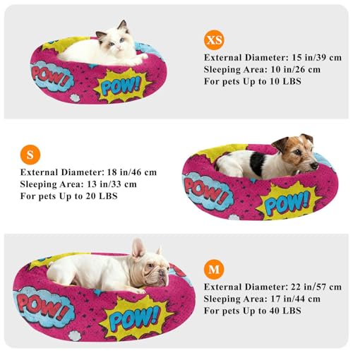 Lit chaud pour animaux M - Panier graffiti pop art de petite taille - 8