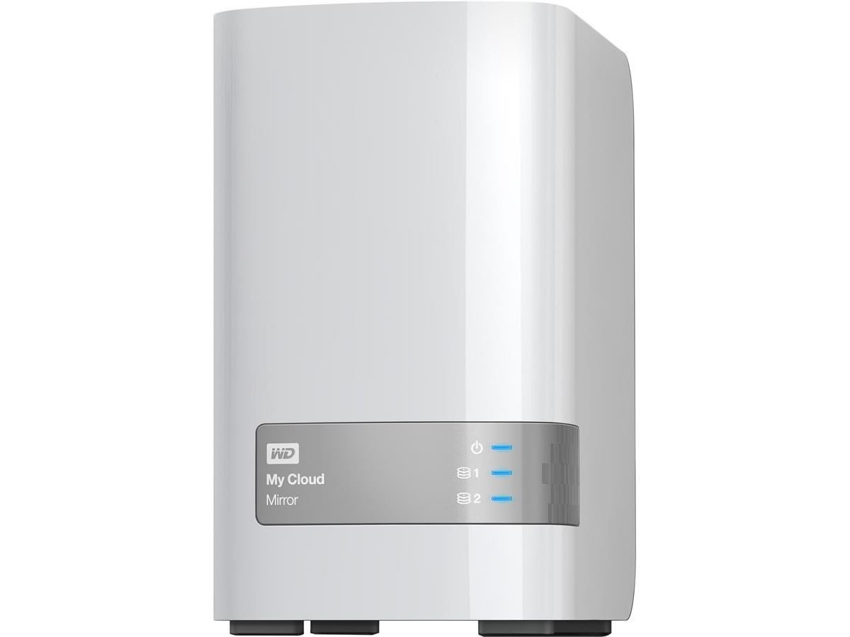 WD 6TB My Cloud Mirror Personal Network Attached Storage - NAS - WDBWVZ0060JWT-NESN