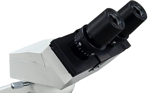 Miniatura 6 de OMAX Microscopio de laboratorio compuesto binocular LED 40X-2000X con platina mecánica de doble capa  portaobjetos en blanco cubreobjetos y papel de