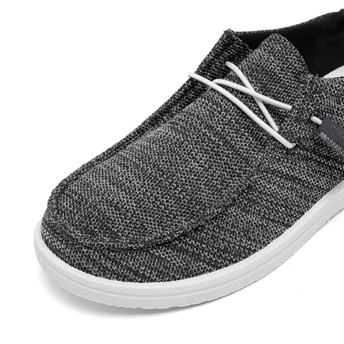 Image of betyswear Womens Loafers Women Shoes Casual Slip-On Canvas Shoes Breathable Lightweight Boat Shoes for Women