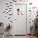 ROCWOHO Halloween Wooden Door Hanger Bloody Handprint Halloween Hanging Sign Prank Sign Funny Signs Welcome Indoor Outdoor Wall Decorations Door Decor for Halloween Party Supplies