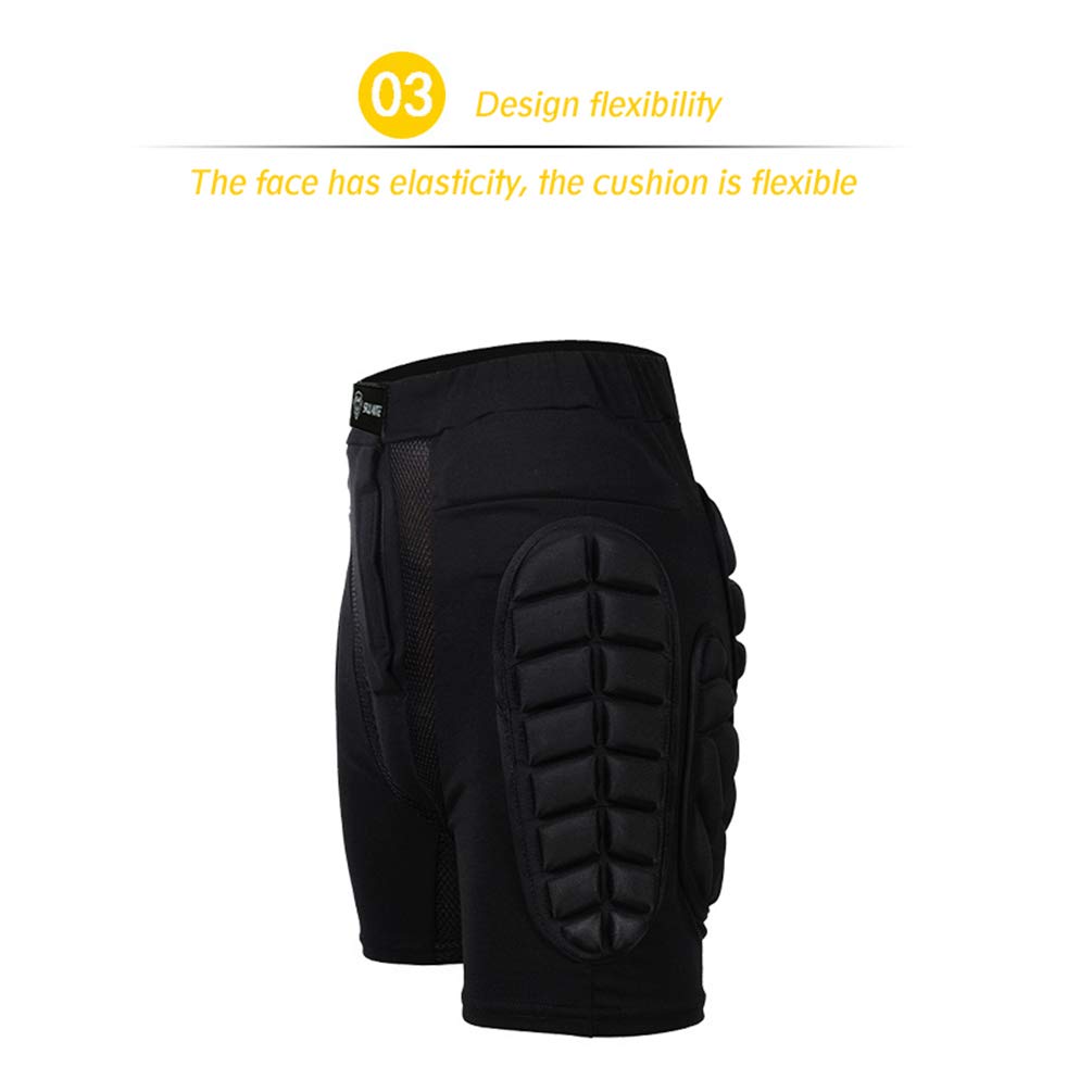 Pantalones cortos deportivos acolchados protección cadera impacto pantalones cortos resistencia a la caída equipo protector para esquí hielo patinaje snowboard
