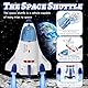 Siairo Space Shuttle Rakete Spielzeug für Kinder, Raumschiffspielzeug mit Licht- und Soundeffekten, Weltraumspielzeug Raumschiff, Space Rove und Astronauten, Geschenk für Kinder